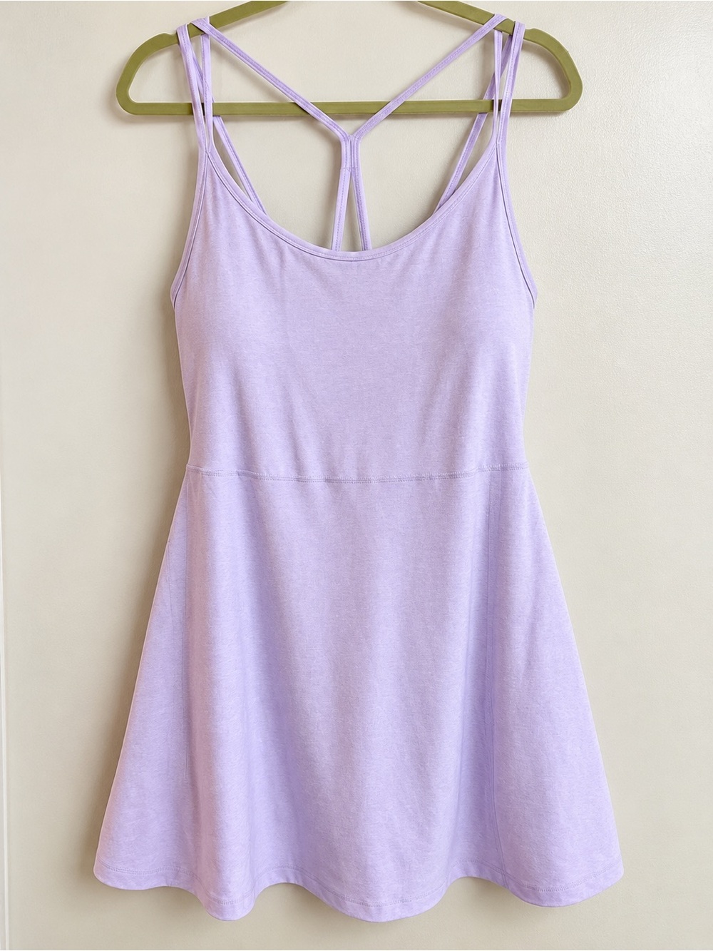 Old Navy Women’s 2X Lavender Active Dress Built-In Shorts Strappy Back NWT